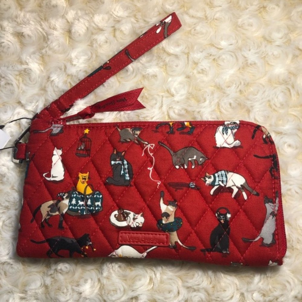 Vera Bradley Cat Print wrislet